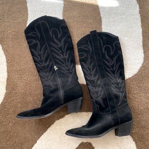 Dolce Vita suede knee high cowboy boots! Size 9